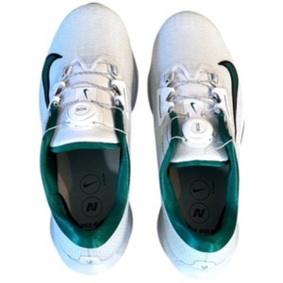 Nike Mens Infinity BOA 2 White Green Golf Shoes Size‎ 10 Wide main image 7